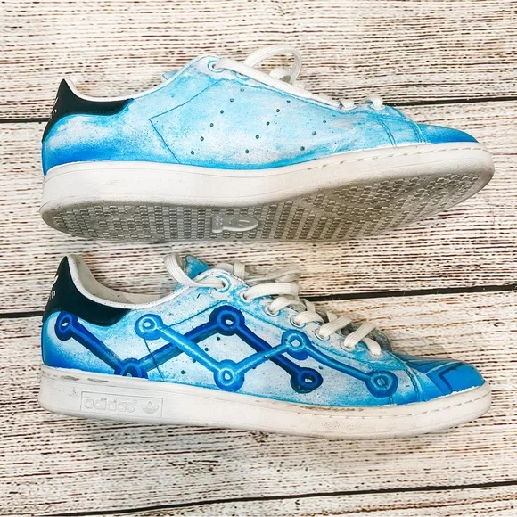 Adidas Sam Smith Custom Painted Sneakers - Picture 2 of 7